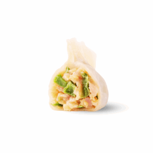 Chili Oil Celtuce With Pork Dumplings